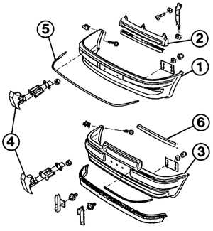  Передний бампер Ford Escort